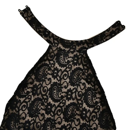 JULISSA MO Sexy Backless Sheer Lace Halter Women Jumpsuit Sleeveless High Waist Playsuit Spring Slim Elegant Party Clubwear 2026