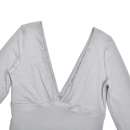 JULISSA MO Sexy Deep V-neck Side Slit Women T-shirt Apricot Half Sleeve Y2k Short T-shirts Female Summer Slim Casual Streetwear