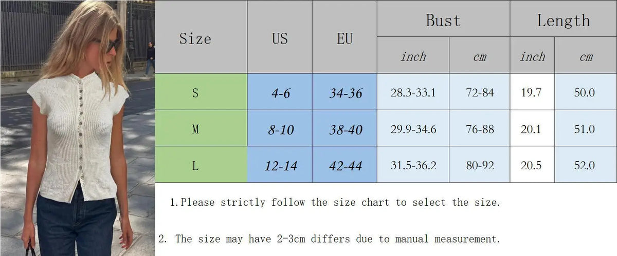 JULISSA MO Knitted Sexy Hollow Out Single Breasted Women Tops Apricot Short Sleeve Round Neck Tops Summer Slim Casual Streetwear