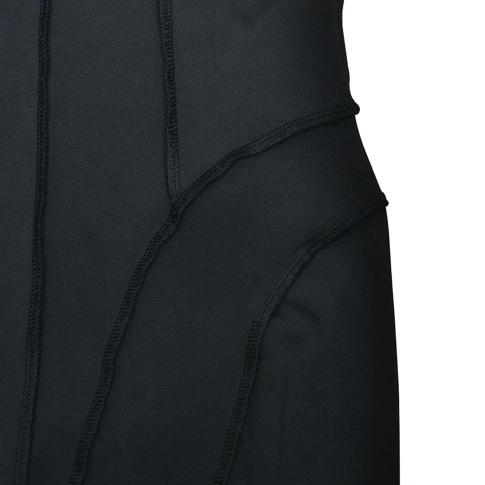JULISSA MO Turtleneck Sexy Hollow Out Zipper Women Bodysuit Sleeveless High Stretch Bodysuit Summer Slim Elegant Beachwear 2026