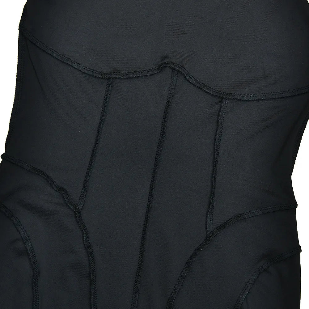 JULISSA MO Turtleneck Sexy Hollow Out Zipper Women Bodysuit Sleeveless High Stretch Bodysuit Summer Slim Elegant Beachwear 2026