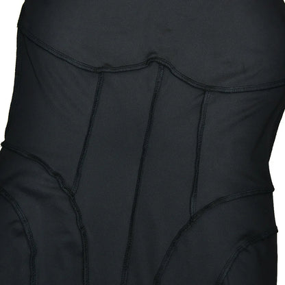 JULISSA MO Turtleneck Sexy Hollow Out Zipper Women Bodysuit Sleeveless High Stretch Bodysuit Summer Slim Elegant Beachwear 2026