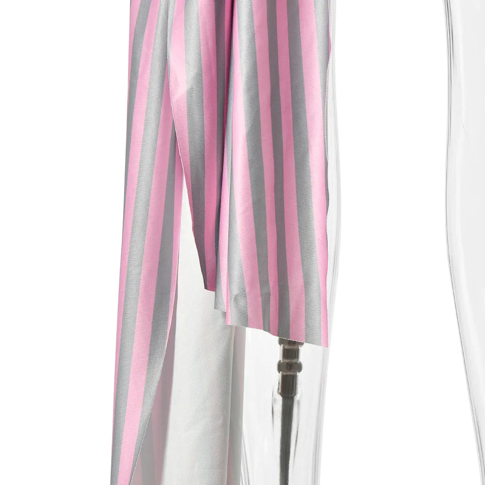 JULISSA MO Sexy Backless Print Striped Bandage Women Mini Dress Hollow Out Halter Dress Summer Skinny Elegant Party Club Dresses