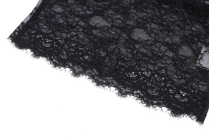 JULISSA MO Sexy Deep V-neck See Through Lace Women Vest Tops Black Sleeveless Solid Crop Top Summer Slim Elegant Streetwear 2026