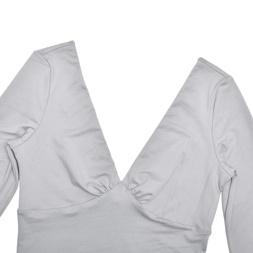 JULISSA MO Sexy Deep V-neck Side Slit Women T-shirt Apricot Half Sleeve Y2k Short T-shirts Female Summer Slim Casual Streetwear