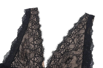 JULISSA MO Sexy Deep V-neck See Through Lace Women Vest Tops Black Sleeveless Solid Crop Top Summer Slim Elegant Streetwear 2026